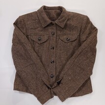 Vintage Bentley Arbuckle Women's 6 Brown 5-Button Lamb Wool Blend Blazer Jacket  image 15