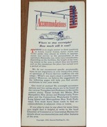Esso Touring Service - 1953 Accomodations Pamphlet - VGC - COLLECTIBLE P... - €5,11 EUR