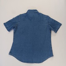 Vintage Casualaire Women's Blue Button Up Denim Shirt Top Measured Chest 40" image 13