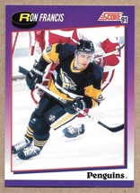 1991-92 Score American #267 Ron Francis Pittsburgh Penguins - £1.48 GBP