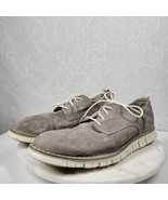 Cole Haan ZeroGrand Shoes Mens 13 Gray Suede Casual Oxford Lace Up Light... - £26.41 GBP