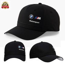 PUMA CAP BMW M MOTORSPORT BASEBALL CAP PREMIUM POLYESTER BLACK CAP UNISEX 1 - $39.89