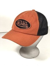Vintage Von Dutch Arancione Rete da Camionista Cappello da Baseball Snap... - $59.39