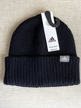 adidas Women&#39;s Fashioned Fold Beanie, Black/Grey/Silver Metallic, One Size - $19.99