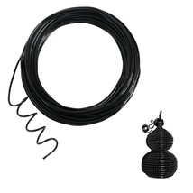 50 Feet Black Aluminum Craft Wire 12 Gauge 2mm Thickness Sculpting Wire  - $355.65 MXN
