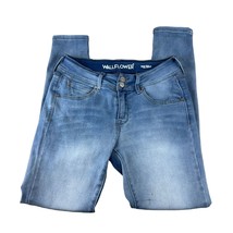 Wallflower Jeans Women&#39;s 9 Blue Mid-Rise The Ultra Fit Skinny Denim Pants 29x27 - £13.97 GBP