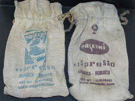 Orseeni Espresso Coffianna Burlap Coffee Bean Bags - £18.59 GBP