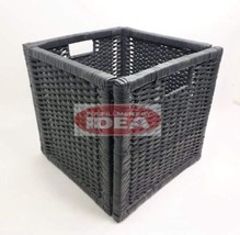 Brand New IKEA BRANAS Dark Gray Basket 12 ½x13 ¾x12 ½ " Basket 002.824.05 - £30.30 GBP