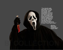 Scream&#39;s Ghostface &quot;You Should Really Deal With...&quot; Quote Photo Various Sizes - £3.90 GBP+