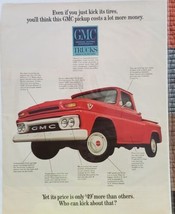 GMC Pickup Truck Print AD Early 1960s - $16.83