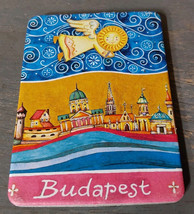 Budapest Cityscape Artistic Refridgerator Magnet Cardboard 2x3 Travel So... - $9.61