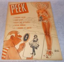 Vintage PEEK Large Tabloid Style Pin Up Humor Magazine September 1947 Trembath  - £31.93 GBP