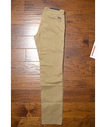 HUGO BOSS Hombre Arroz Ajustado Algodón Elástico Med Beige Chinos 34R Eu 50 - £50.94 GBP