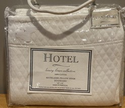 Hotel Collection Matelasse STANDARD  (1) Pillowsham White Diamond Quilted - €15,41 EUR