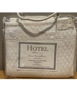 Hotel Collection Matelasse STANDARD  (1) Pillowsham White Diamond Quilted - $328.37 MXN