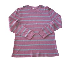 Old Navy Mens XL Long Sleeve Thermal Shirt Purple Gray Casual Warm Cool - $14.96