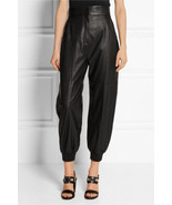 Pants Leather Women Pant High Size Trouser Leggings Waist Skinny Ladies ... - $182.90 CAD