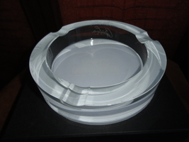 Arturo Fuente Heavy Clear Glass  Ashtray NIB. Measures 7 7/8" diameter image 8