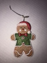 Gingerbread Man Ornament With Glitter Celebrations - $11.88