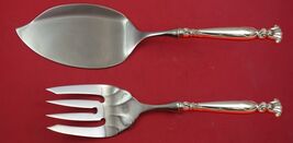 Romance of the Sea by Wallace Sterling Silver Salmon Serving Set Fish Cu... - $177.21