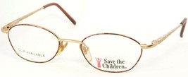 Save the Children SCF 930 AMBER GOLD EYEGLASSES FRAME CLEARVISION 45-17-... - $11.88