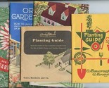 5 Garden and Planting Guides 1950&#39;s Armstrong Sears Ortho Master Gardener - $27.72