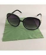 Vera Bradley Sunglasses Oversized Round Black Fashion Eyewear Womens - $40.46 CAD