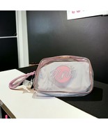 NEW Victoria Secret Pink Clear SUN DAZE Beauty Bag - Wristlet Cosmetic M... - $464.10 MXN