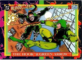 1993 DC Bloodlines - The Hook &amp; Green Arrow! - #29 Skybox Trading Card - $1.52