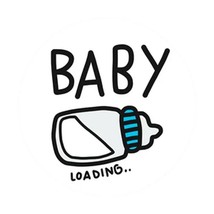 Baby Loading  5PCS Car Stickers for Frie  Stickers Laptop Decorations Art Bumper - £46.76 GBP