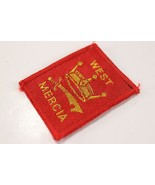 Vintage West Mercia Jamboree Red Crown Sword Boy Scouts America Camp Patch - $16.04 CAD