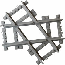 Angled Compatible Track, Straight Cross Tracks Crossover,Train - £22.50 GBP