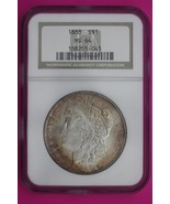 Nicely Toned 1888 P MS 64 Liberty Morgan Silver Dollar NGC Certified Sla... - $3,419.73 MXN