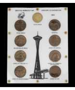 1962 Seattle World&#39;s Fair Century 21 Expo Official Bronze Medals Set of 9 - $501.54 CAD