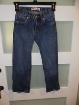 Levi&#39;s 514 Slim Fit Straight Leg Jeans W/Adjustable Waist Size 7X Boy&#39;s EUC - £14.46 GBP