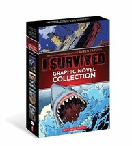 I Survived Graphic Novels #1-4: A Graphix Collection Set Lot MSRP $43.96 - £18.47 GBP