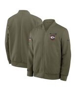 Mens Chiefs Salute to Service 2025 Sideline Full-zip Bomber Jacket KC - ... - €86,29 EUR