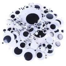 988 Pieces 5Mm -100Mm Black Wiggle Googly Eyes With Self-Adhesive For Cr... - £10.20 GBP