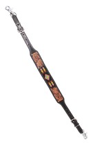 Western Floral Antique Tooled Leather Beaded Wither Breast Collar Strap ... - $26.72