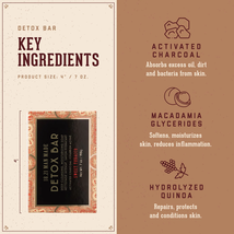18.21 Man Made | Detox Bar with Charcoal (7oz) image 4