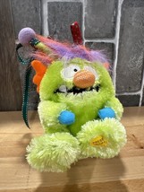 Gemmy Monster Maniacs Animated Plush Madge Green Sings Works Great - $14.84