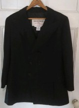 DIRK BIKKEMBERGS Womens Blazer Black Size 10 / 12 Designer - $22.60