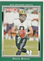 Drew Brees Saints Quarterback Topps Total Card # 15   NEAR MINT - £2.18 GBP