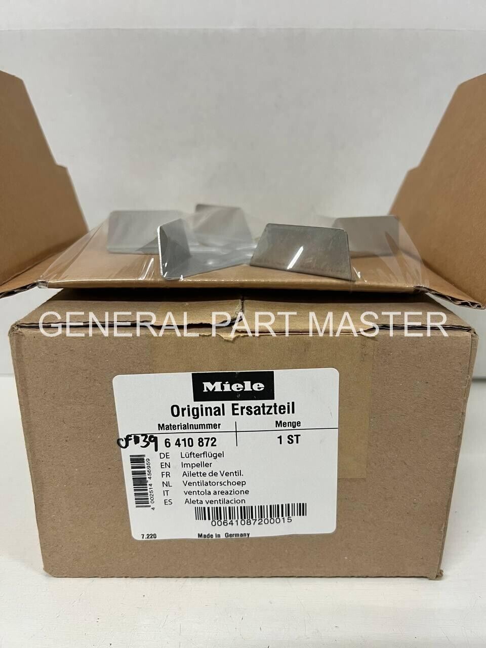 GENUINE OEM Miele Impeller 6410872 - $64.35