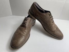 Gordon Rush Wingtip Oxfords Men 10.5 M Bayard Shoes Brown Leather Lace U... - $653.36 MXN