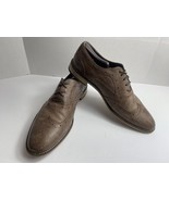 Gordon Rush Wingtip Oxfords Men 10.5 M Bayard Shoes Brown Leather Lace U... - €29,83 EUR