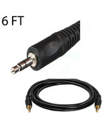 3.5mm Stereo Audio Auxiliary Headphone Cable Cord Male to Male 6FT - $113.28 MXN