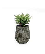 Catleza 13.4&quot; Self-Watering Wicker Planter - Garden Decoration Pot - Gra... - $2,178.36 MXN