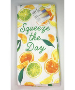 Fiesta Citrus Dish Towels Set of 2 Squeeze The Day Cotton Summer Lemons ... - £22.59 GBP