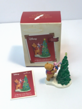 Winnie the Pooh 2003 Hallmark Keepsake Ornament A Boost for Piglet Disney - £5.45 GBP
